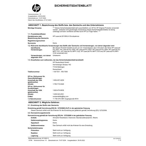 Toner HP 139X nero  W1390X